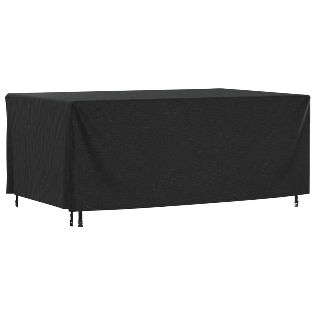 Huse mobilier grădină 2 buc negru 225x143x90cm impermeabil 420D