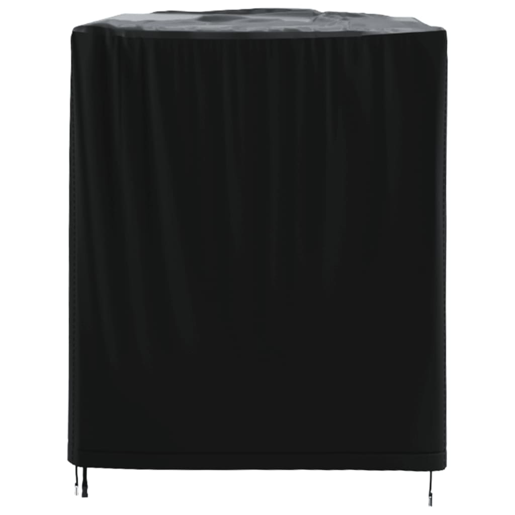 Huse mobilier grădină 2 buc negru 180x70x90cm impermeabil 420D