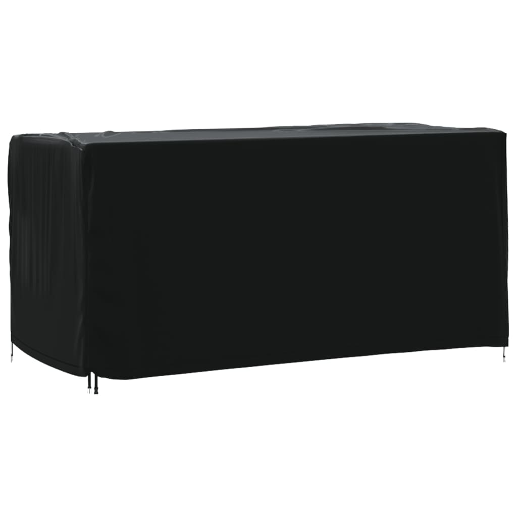 Huse mobilier grădină 2 buc negru 180x70x90cm impermeabil 420D