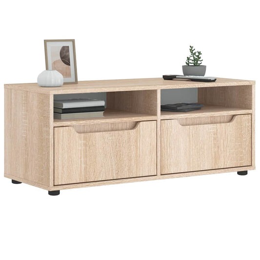 Dulap TV „VISNES” Stejar Sonoma 100x40x38 cm lemn prelucrat