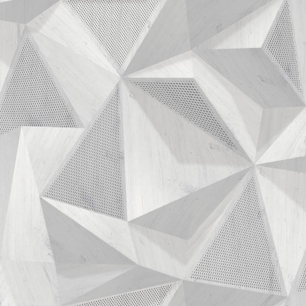 DUTCH WALLCOVERINGS Onyx wallpaper, light grey