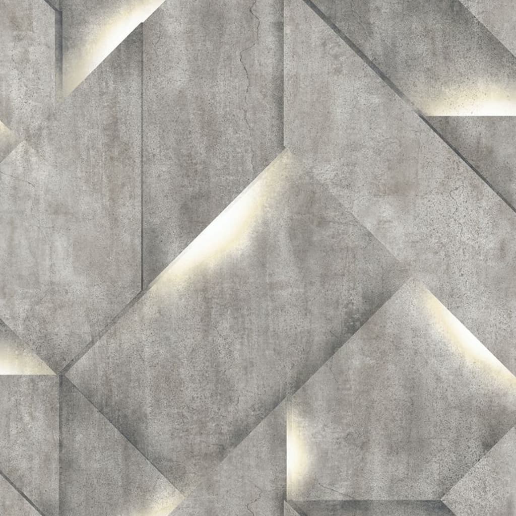 DUTCH WALLCOVERINGS Wallpaper Onyx, dark grey