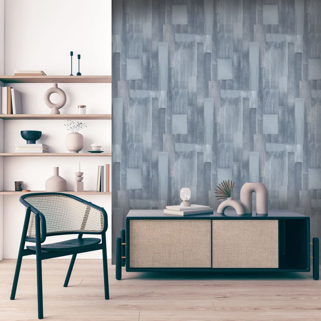 DUTCH WALLCOVERINGS Wallpaper Wood, grey