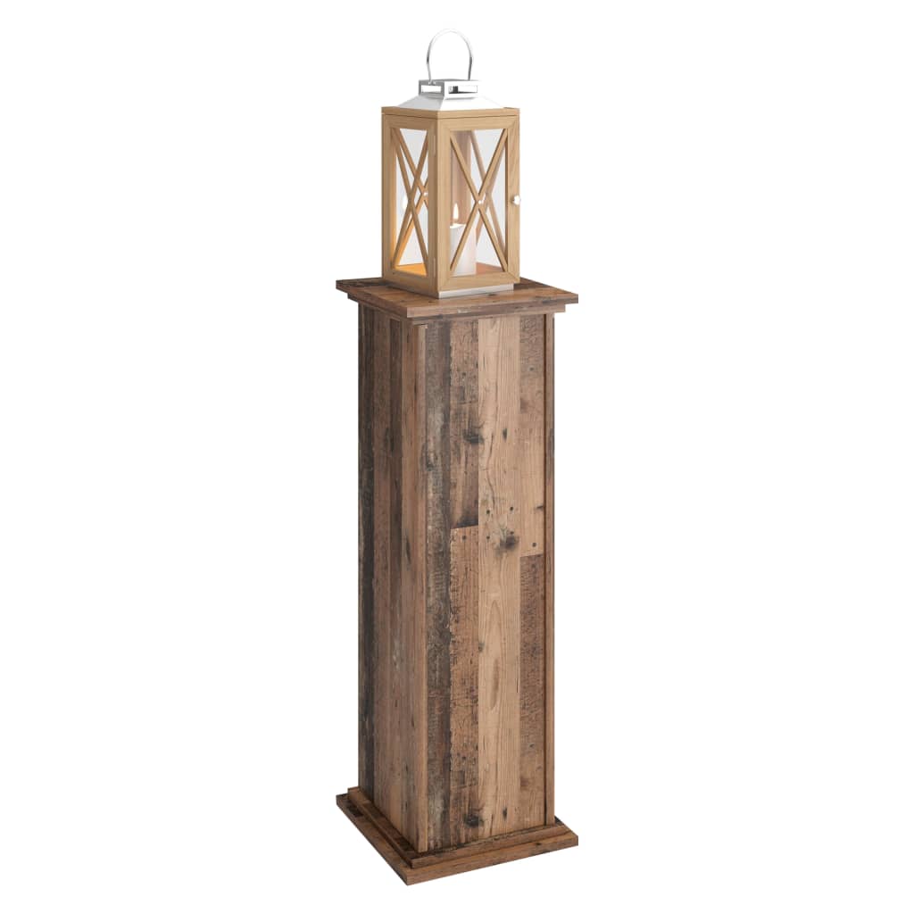 FMD Decorative side table with door Old Style Dark 88.5 cm