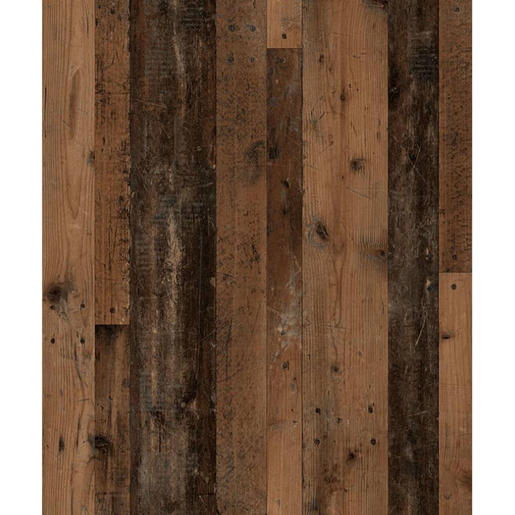 FMD Decorative side table with door Old Style Dark 88.5 cm