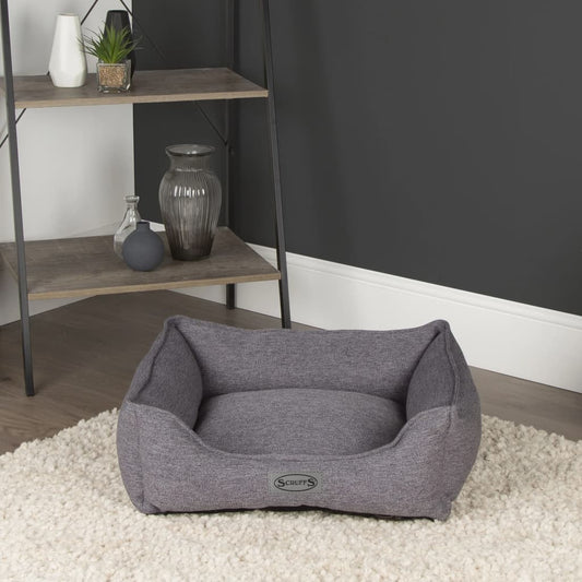 Scruffs Bed "Manhattan", dark grey, L