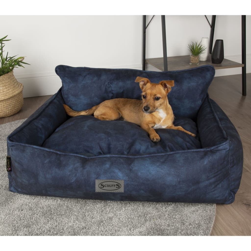 Scruffs &amp; Tramps "Kensington" dog bed, navy blue, 60x50 cm, M