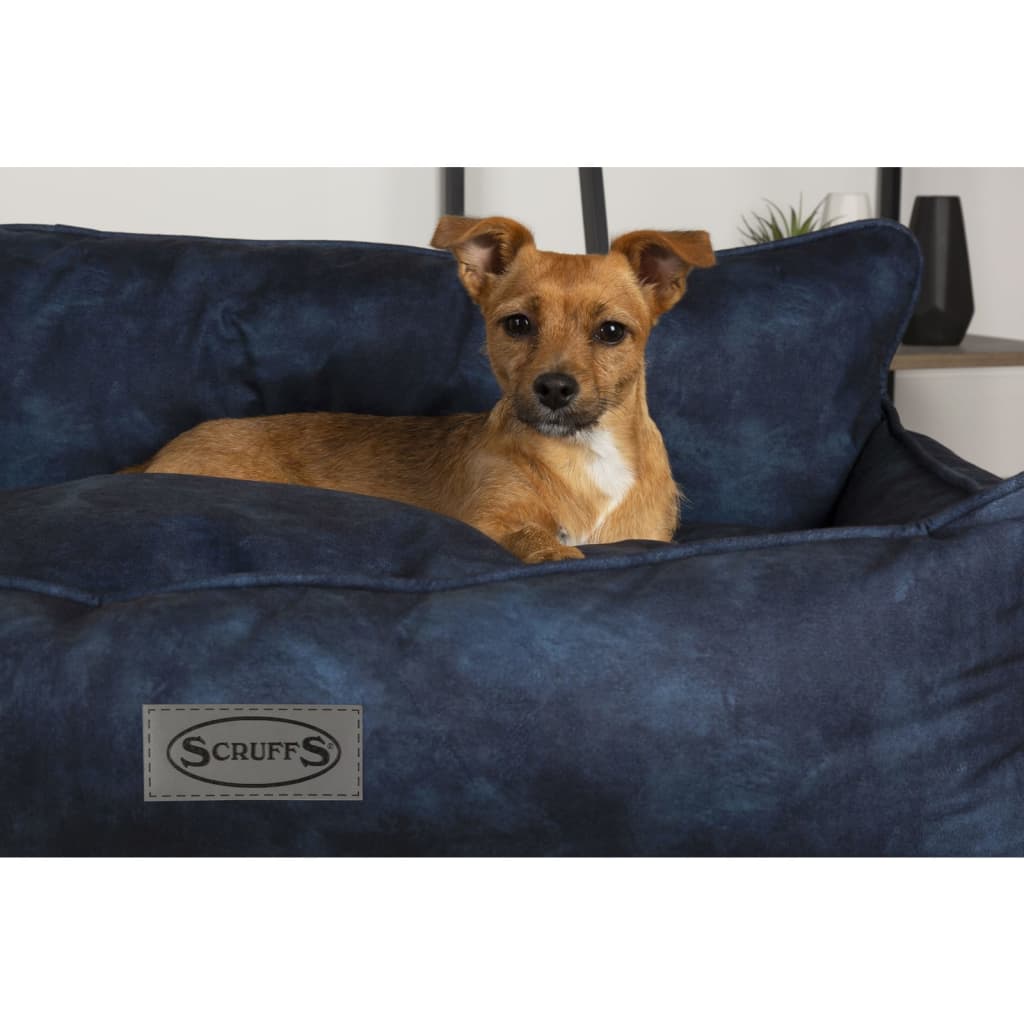 Scruffs &amp; Tramps "Kensington" dog bed, navy blue, 60x50 cm, M