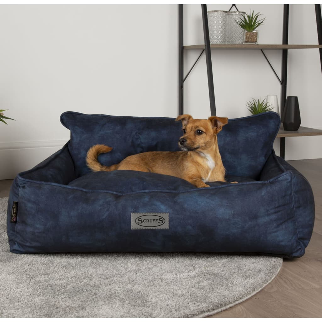 Scruffs &amp; Tramps "Kensington" dog bed, navy blue, 60x50 cm, M
