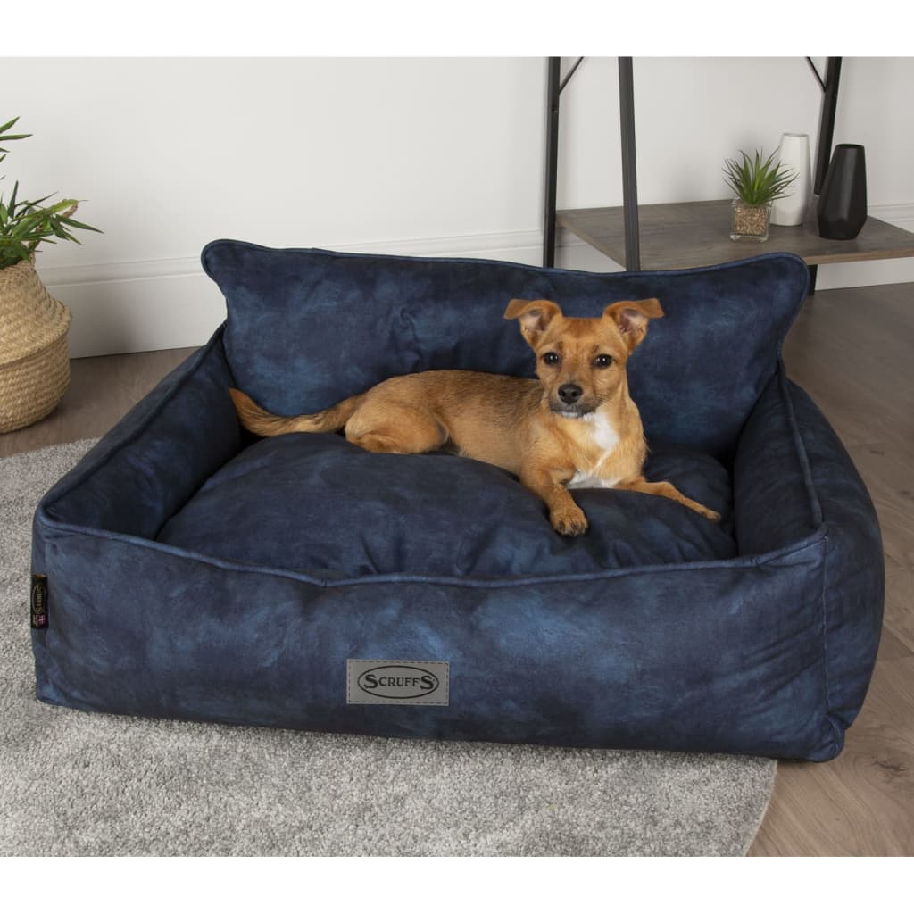 Scruffs &amp; Tramps "Kensington" dog bed, navy blue, 60x50 cm, M