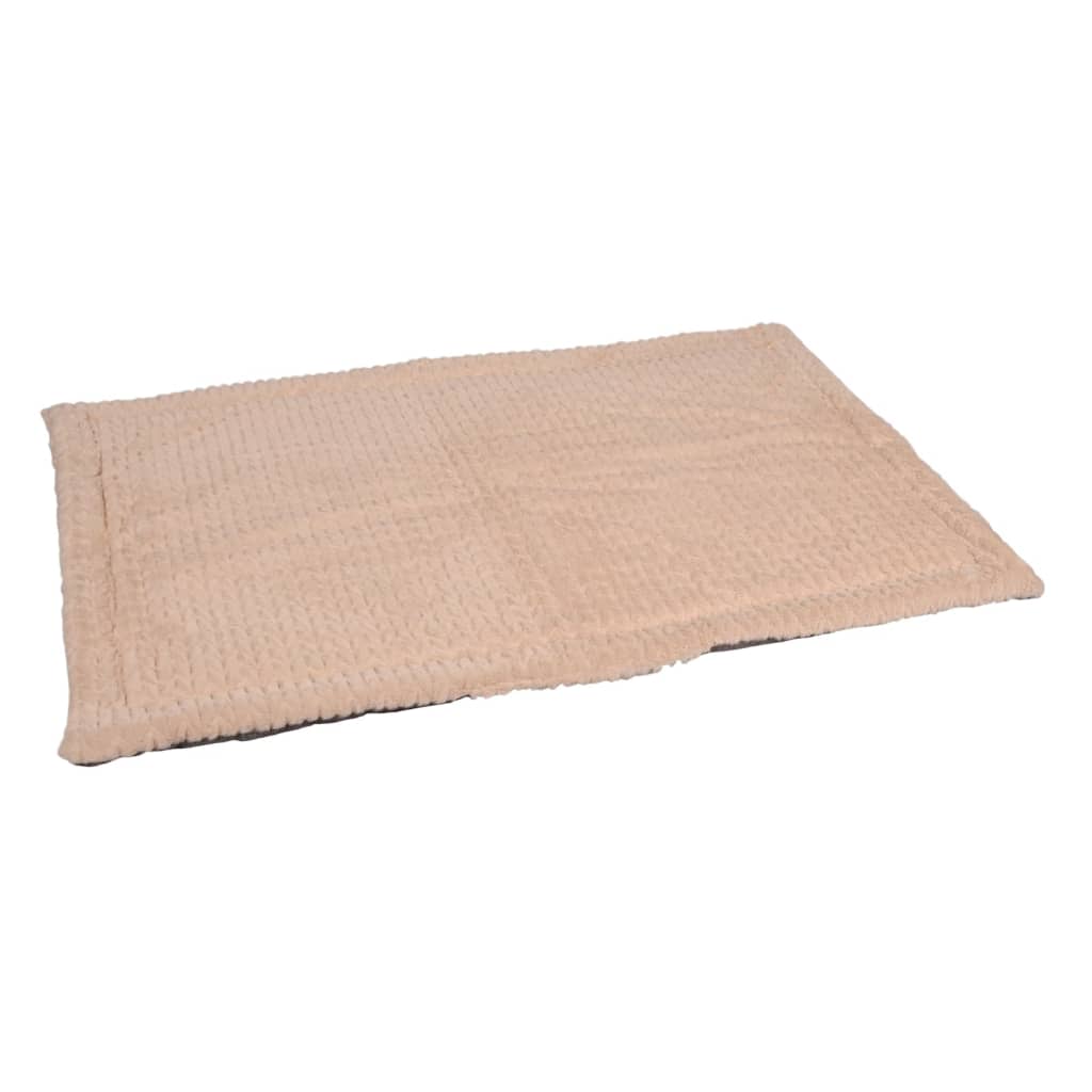 FLAMINGO Dog cushion "Zupo" rectangular flat beige/grey, 116x69 cm