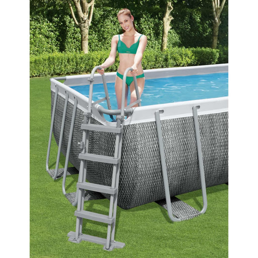 Bestway Scară de siguranță piscină cu 4 trepte Flowclear, 122 cm