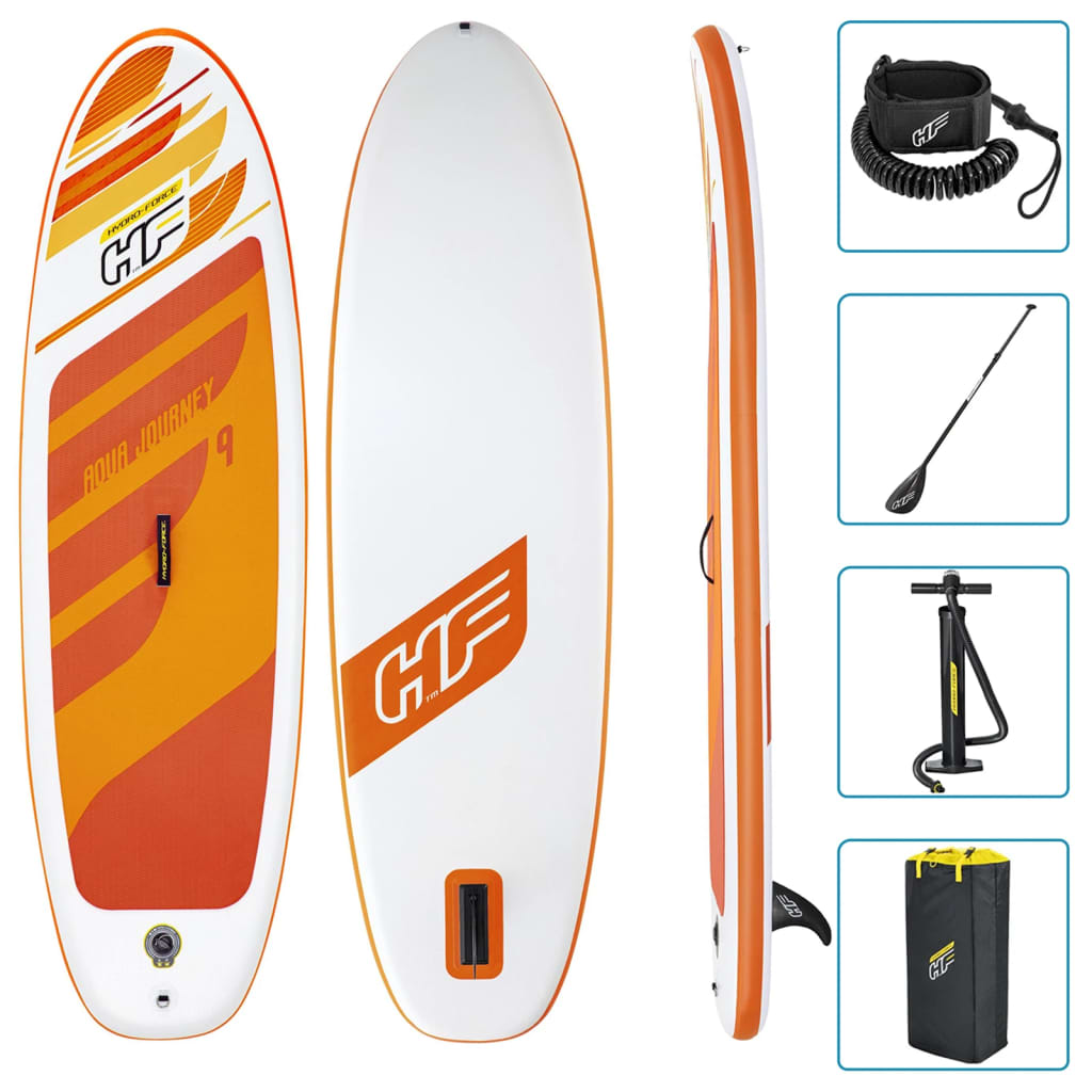 Bestway Hydro-Force Aqua Journey Inflatable SUP Board Set, 65349