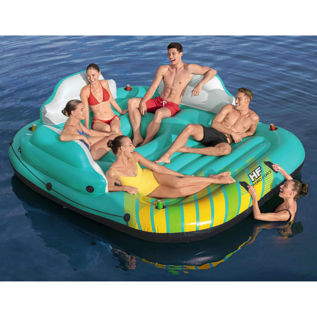 Bestway Inflatable island for 5 people Sunny Lounge 291x265x83 cm