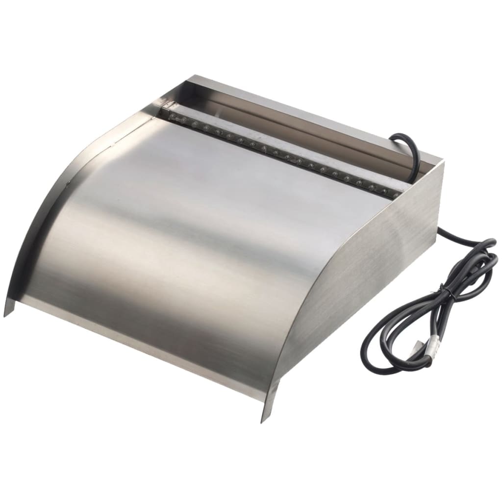 Ubbink Waterfall blade Nevada 30 cm LED lighting stainless steel