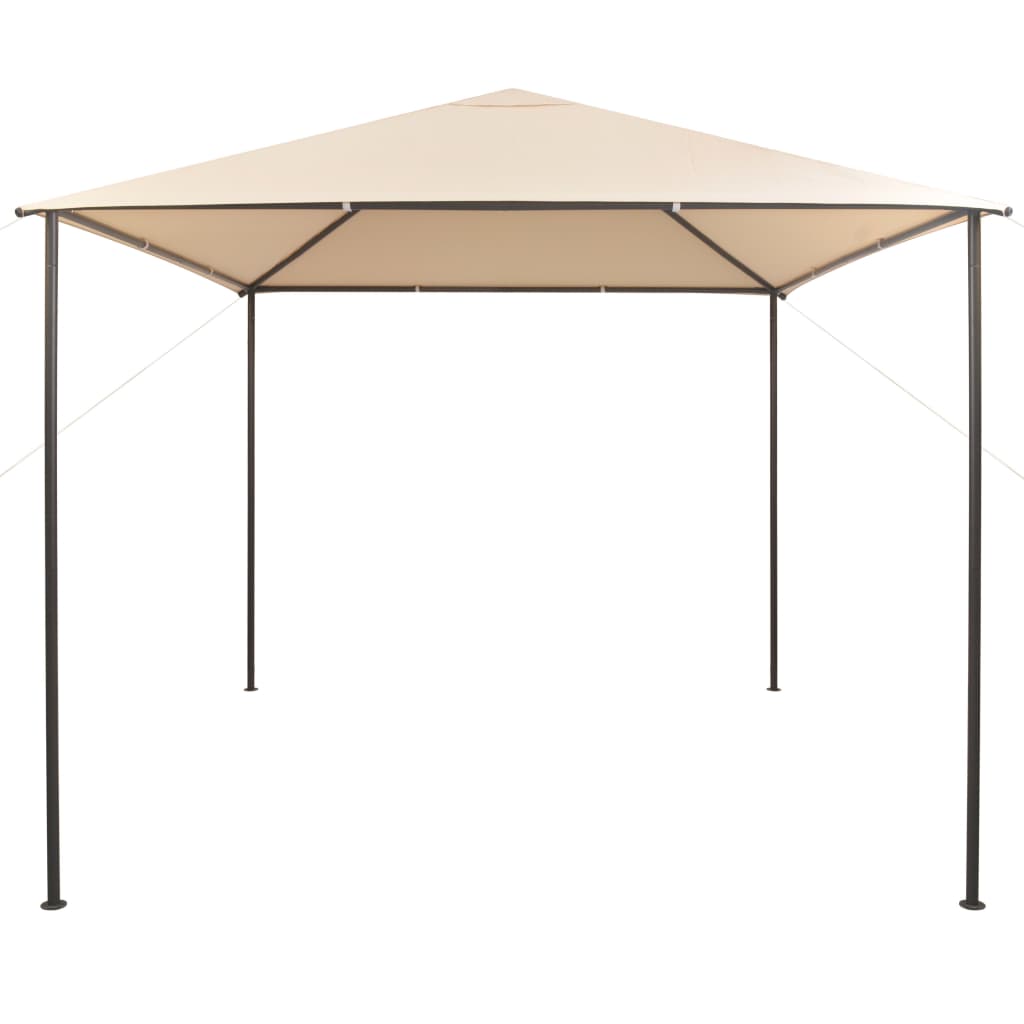 Foișor pavilion cort, baldachin, 3x3 m oțel, bej