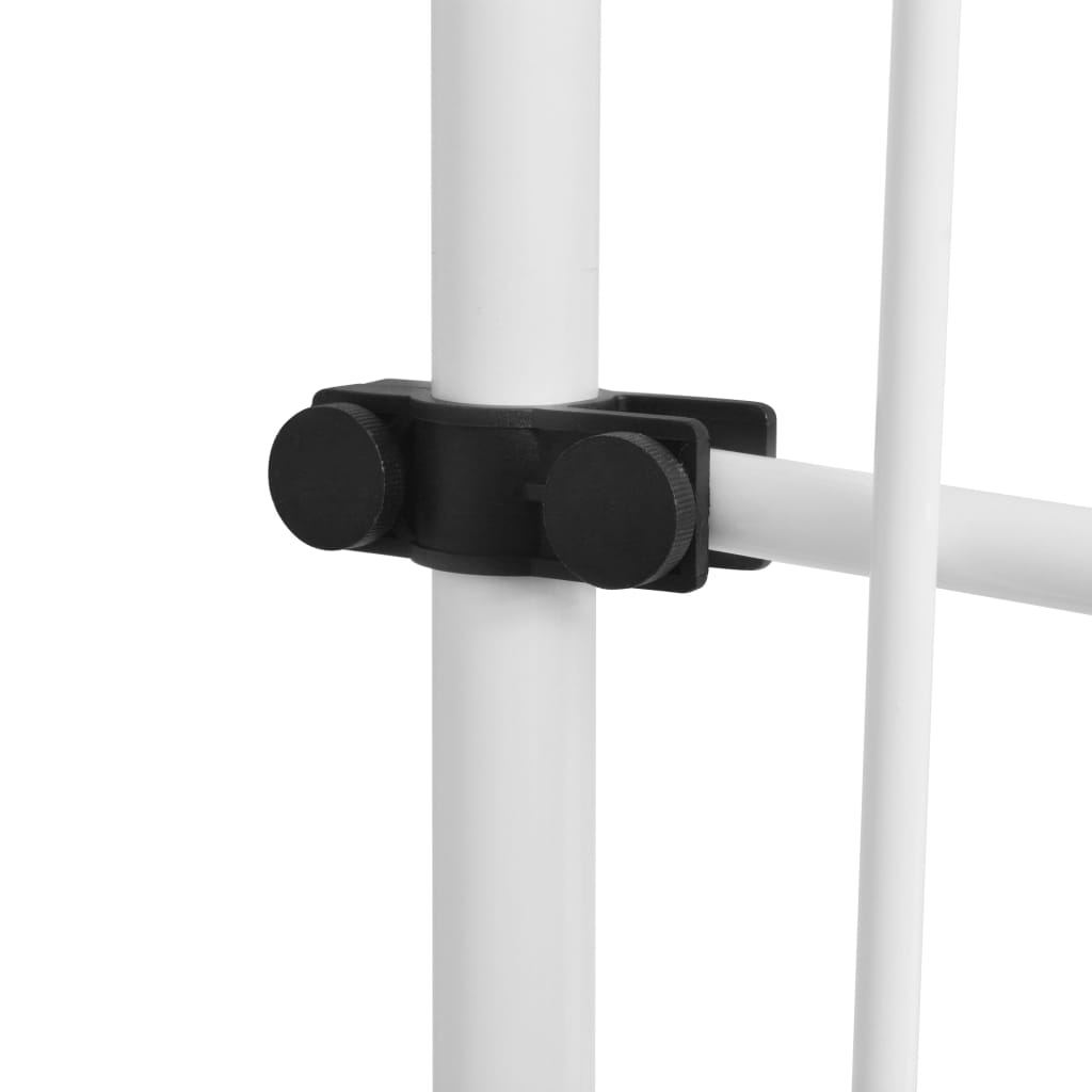 Copertină retractabilă manual, dungi albastru și alb, 200 cm