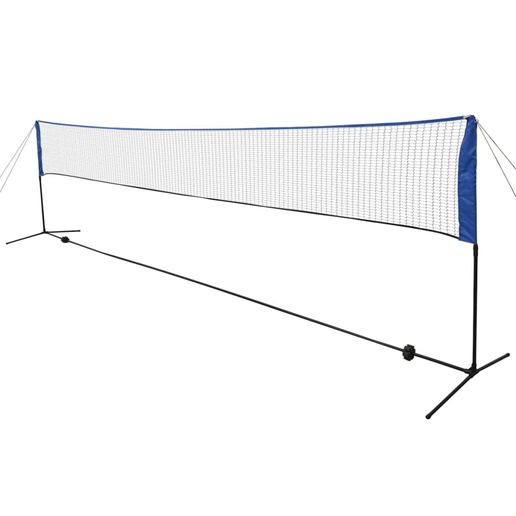 Badminton net with flyers, 600 x 155 cm