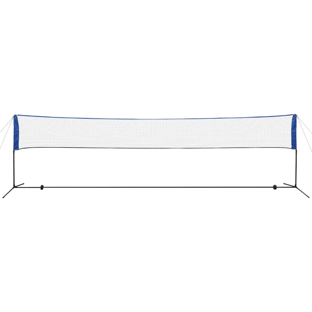 Badminton net with flyers, 600 x 155 cm