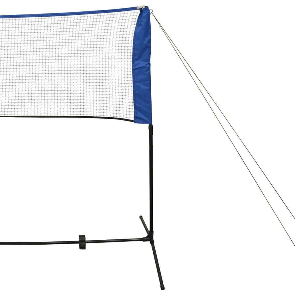 Badminton net with flyers, 600 x 155 cm