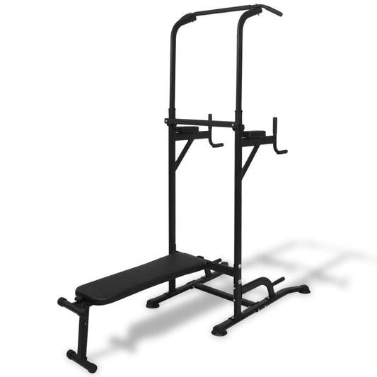 Turn exercises with a bench for abs