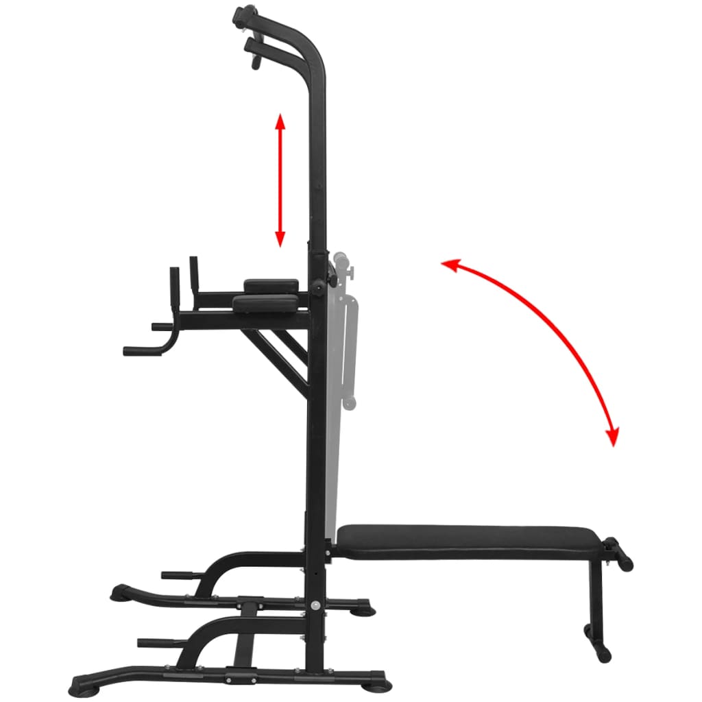 Turn exercises with a bench for abs