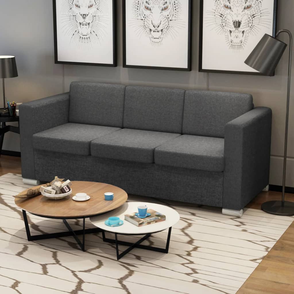 Sofa for 3 people Dark grey