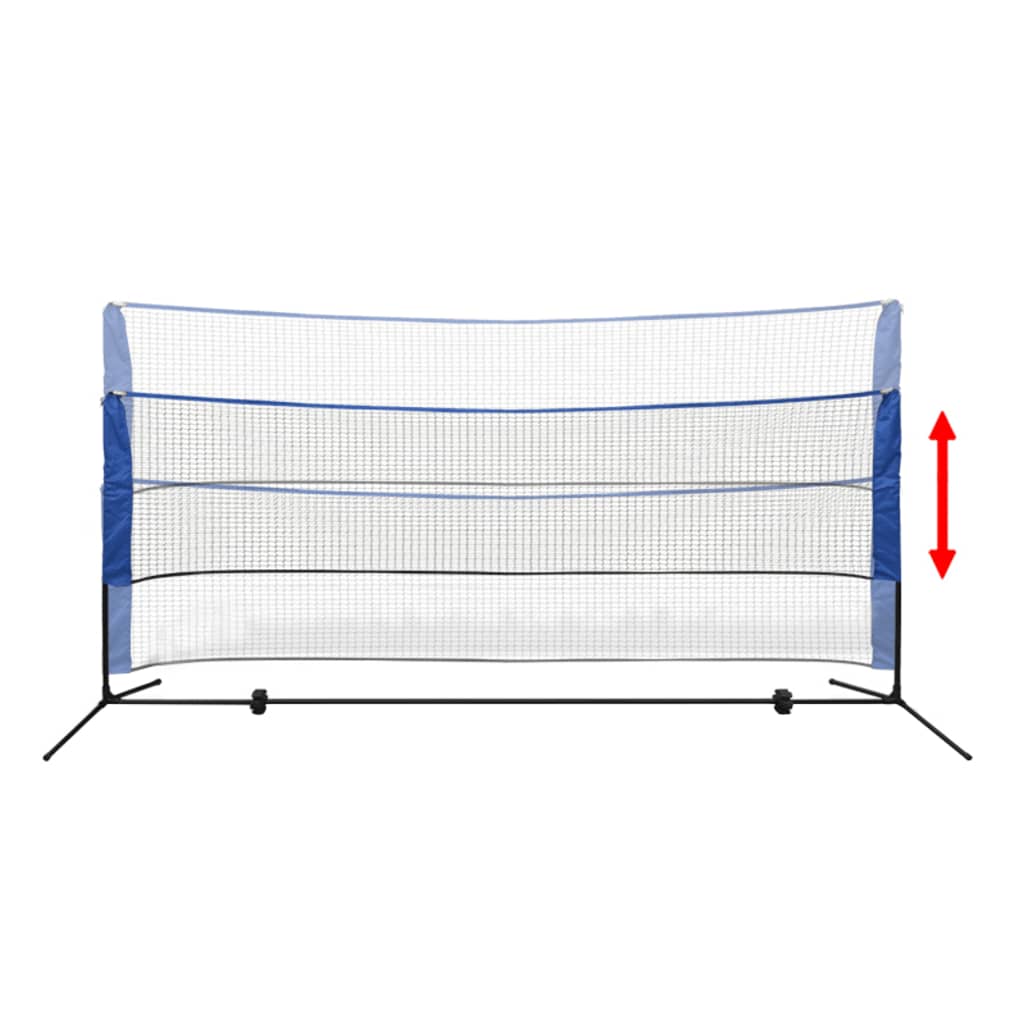Badminton net set, with flyers, 300x155 cm
