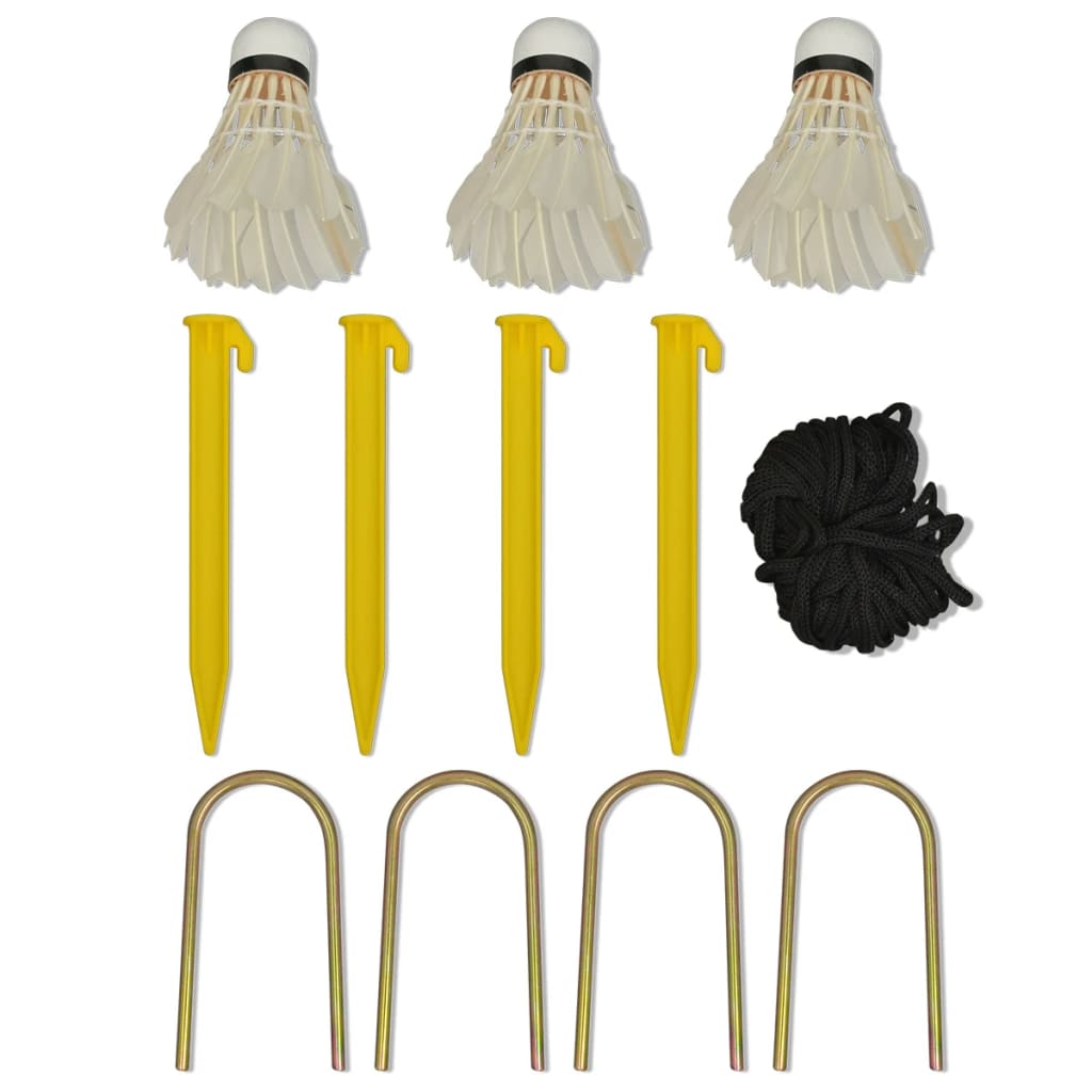 Badminton net set, with flyers, 300x155 cm