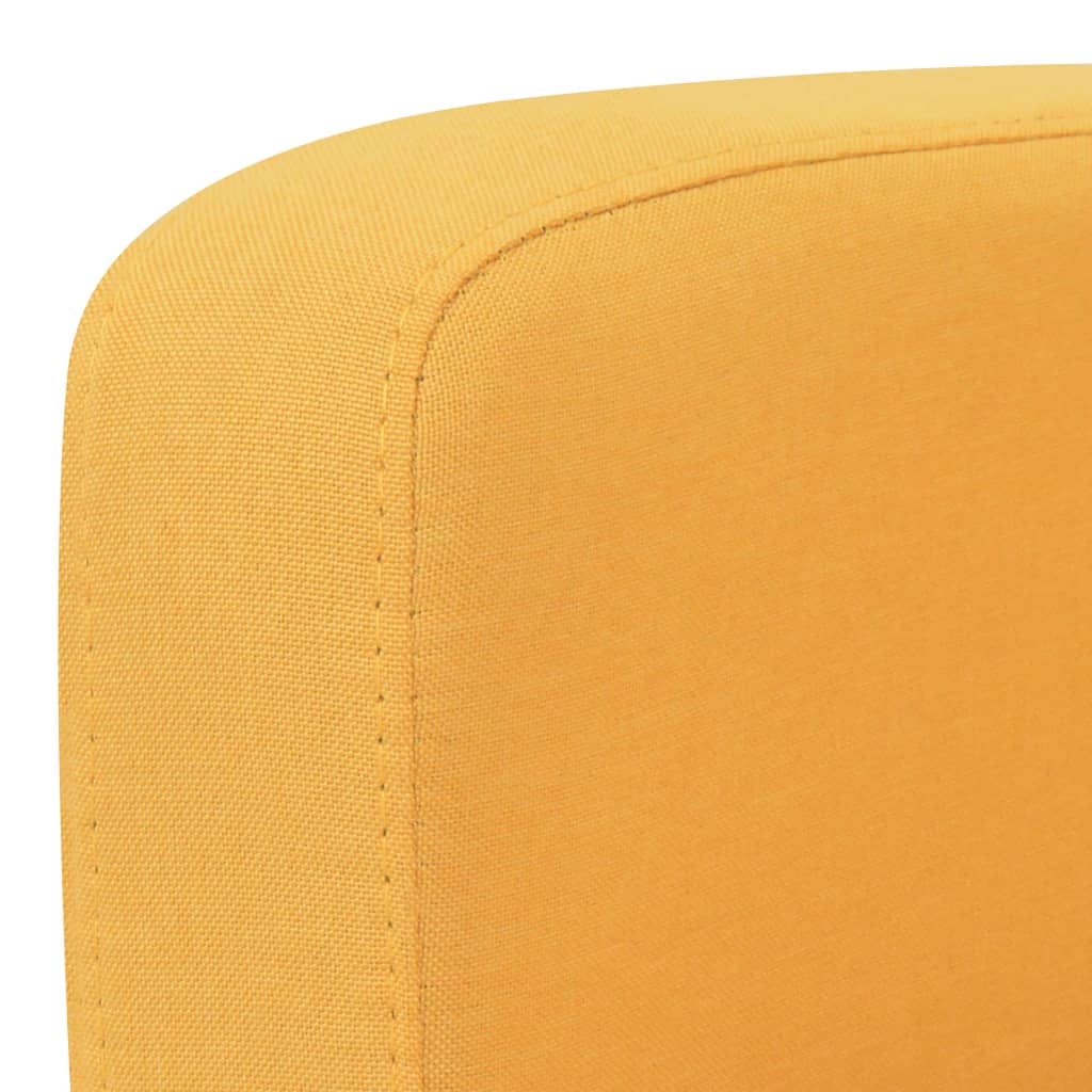 2-seater sofa, 135 x 65 x 76 cm, yellow