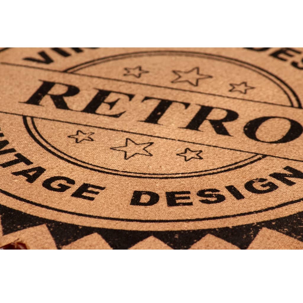 Bar stools, 2 pcs., natural leather