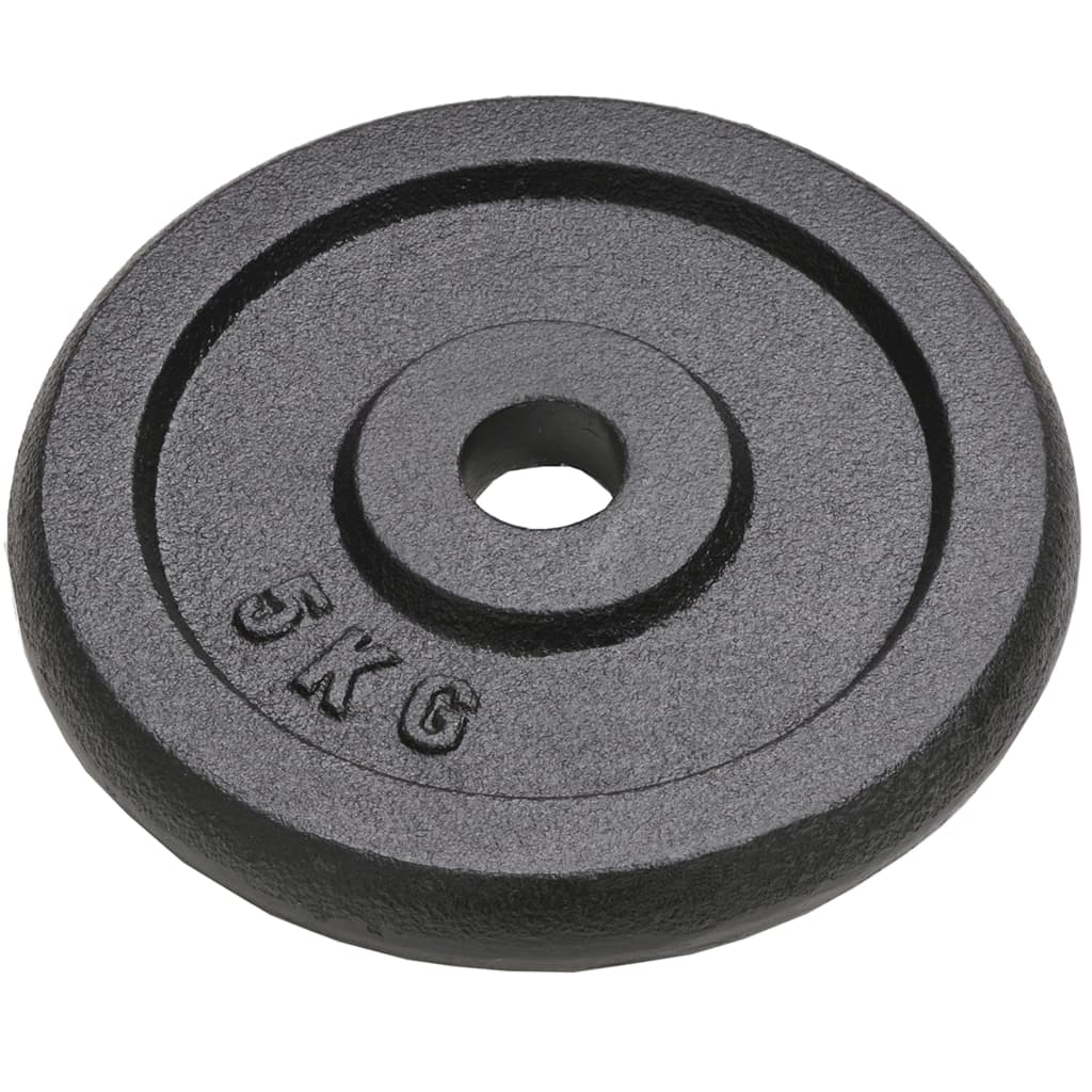 Weight plates, 4 pcs., 2x10 kg+2x5 kg, cast iron