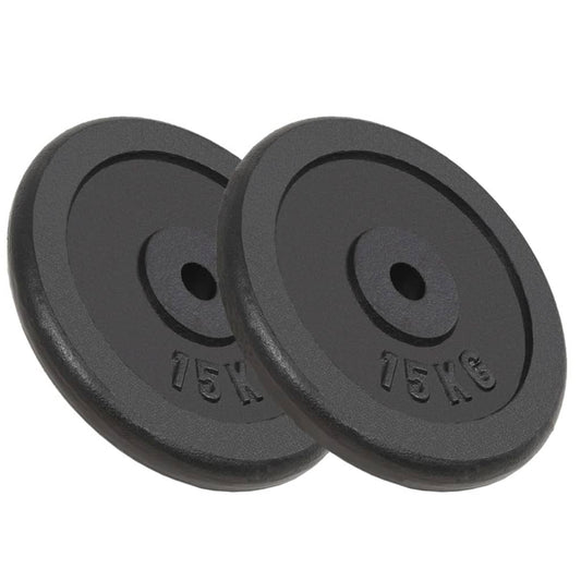 Weight plates, 2 pcs., 2x15 kg, cast iron