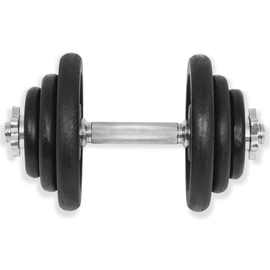 Dumbbell set, 18 pieces, 40 kg, cast iron