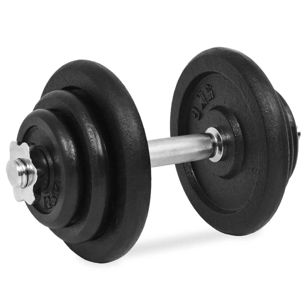 Dumbbell set, 18 pieces, 40 kg, cast iron