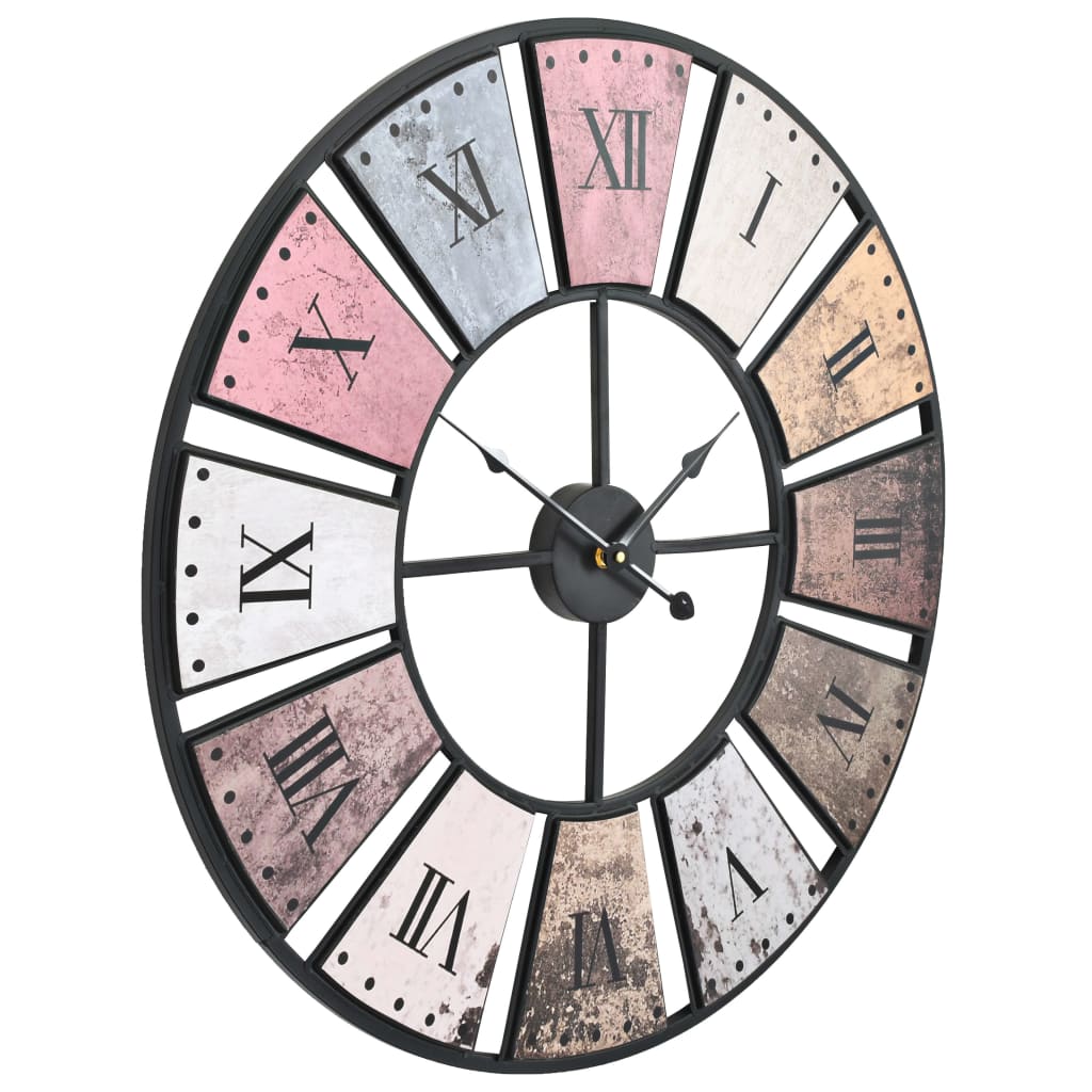 Vintage wall clock, 60 cm, with quartz movement, XXL