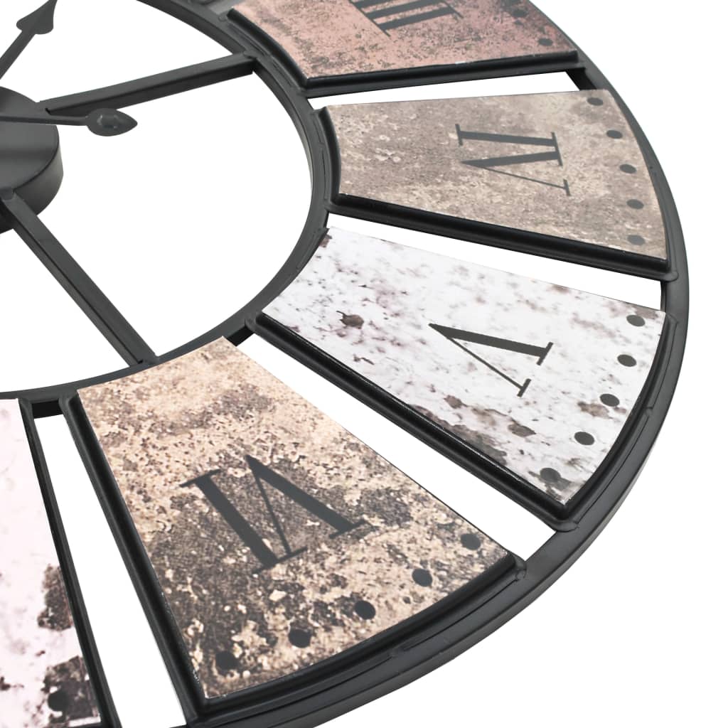 Vintage wall clock, 60 cm, with quartz movement, XXL