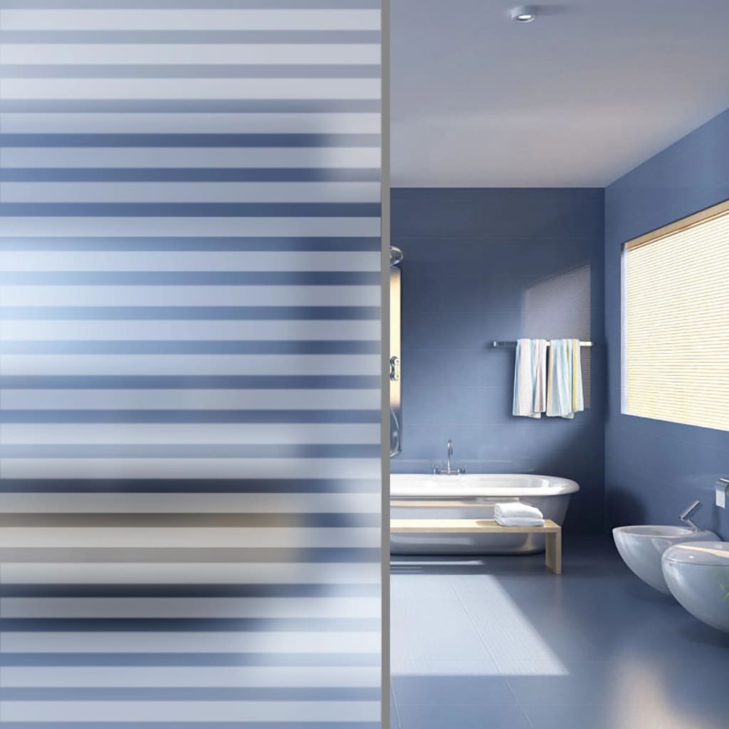 Matt self-adhesive window film strips 0.9 x 5 m