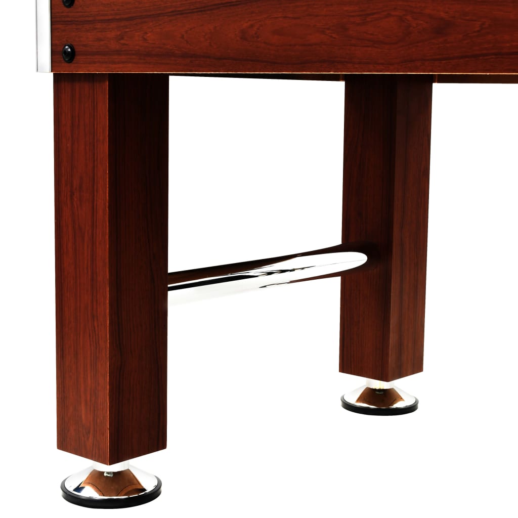 Football table, brown, 140 x 74.5 x 87.5 cm, steel, 60 kg,