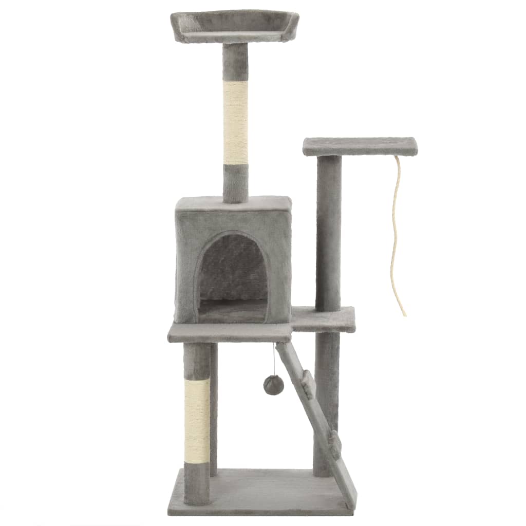 Set of cats, posts with sisal rope, 120 cm, gray