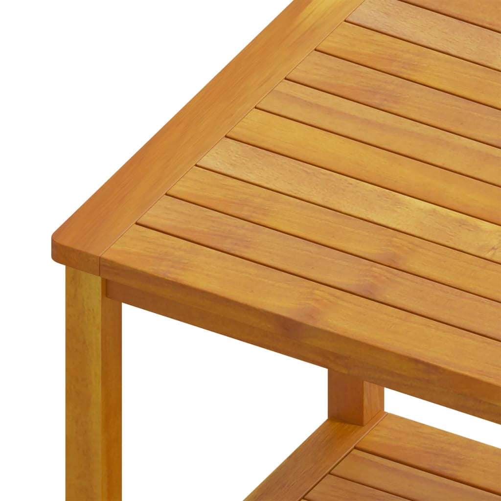 Side table, 45x45x45 cm, solid acacia wood