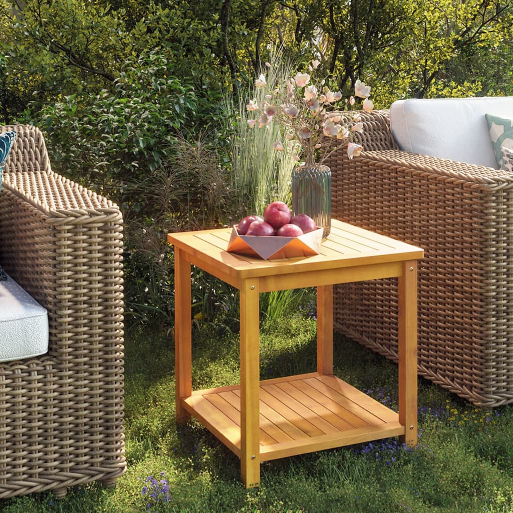 Side table, 45x45x45 cm, solid acacia wood