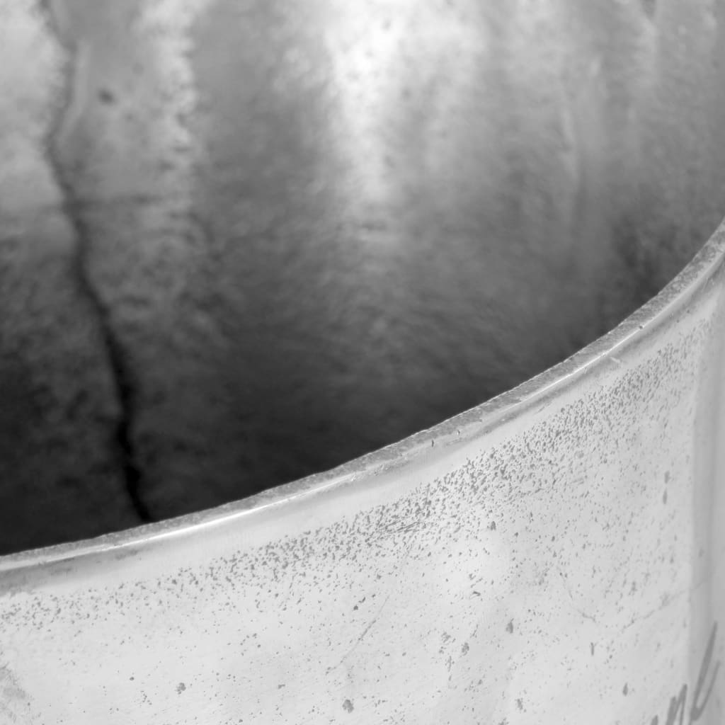 Champagne shaker, silver, 39 x 29 x 71 cm, aluminum