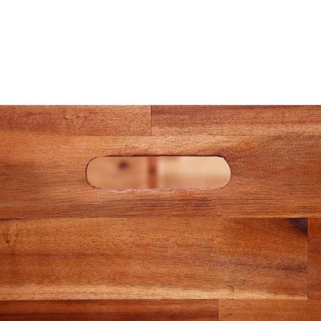 Strat înălțat de grădină, 150 x 50 x 50 cm, lemn de acacia