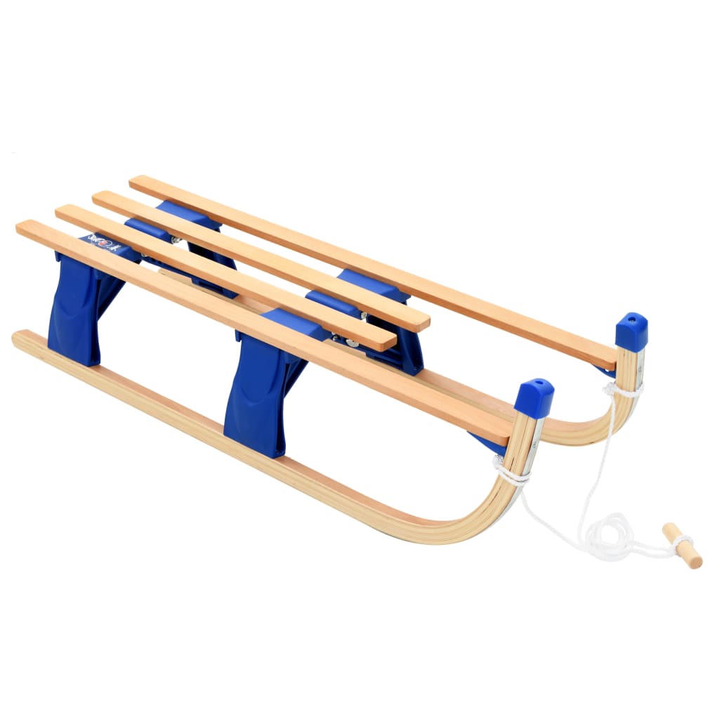 Folding wooden sled, 110 cm