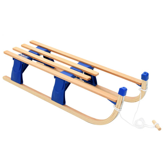 Folding wooden sled, 110 cm