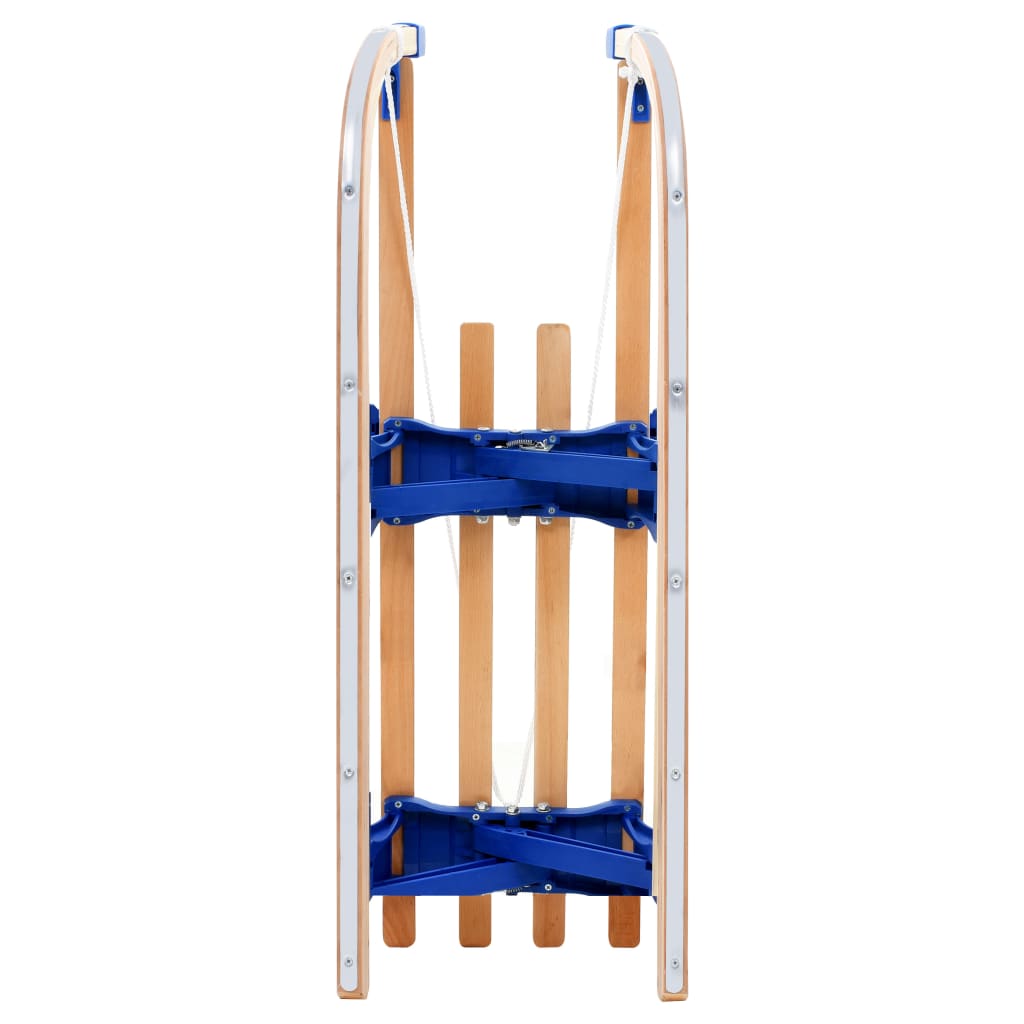 Folding wooden sled, 110 cm