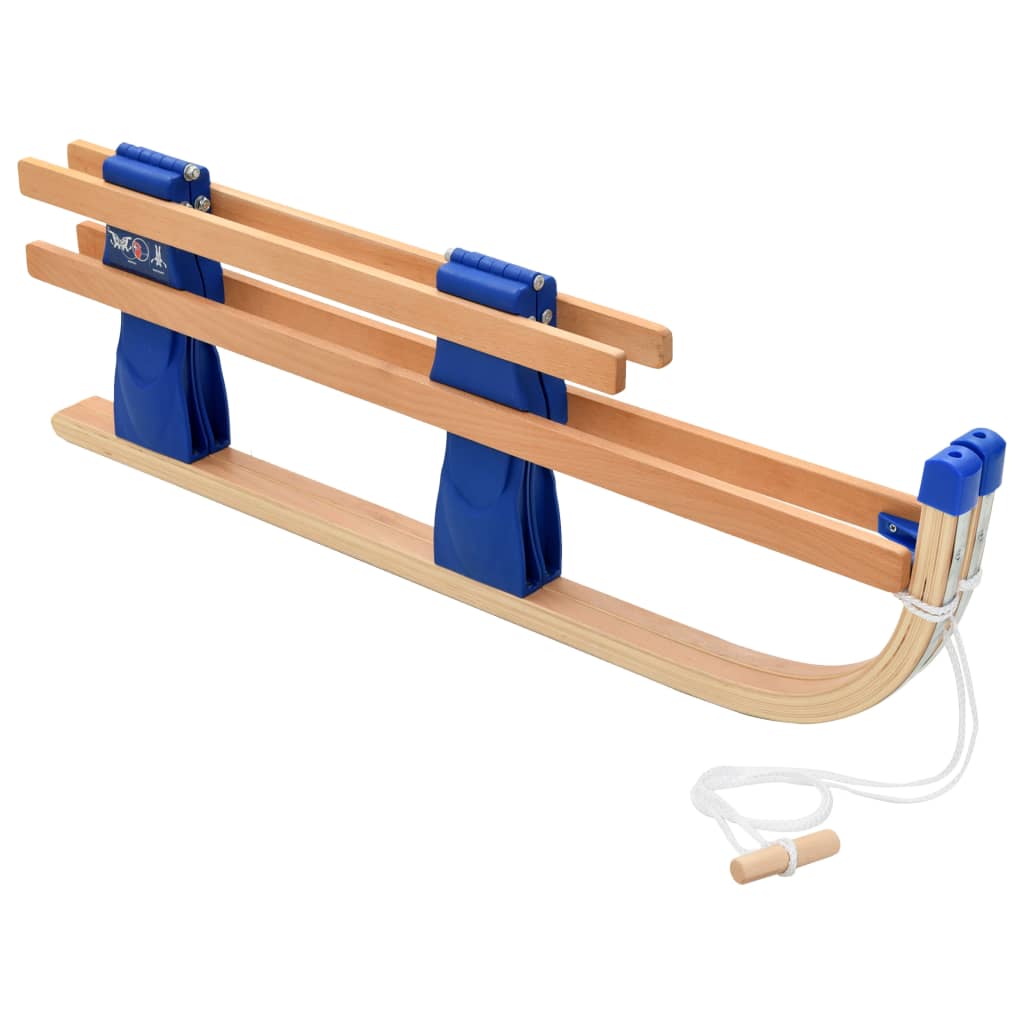 Folding wooden sled, 110 cm