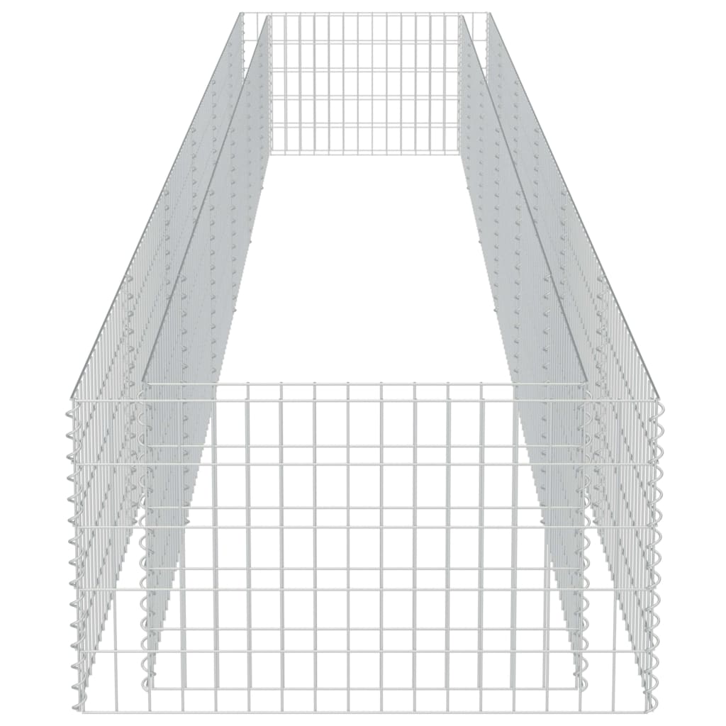 Strat înălțat gabion, 540 x 90 x 50 cm, oțel galvanizat