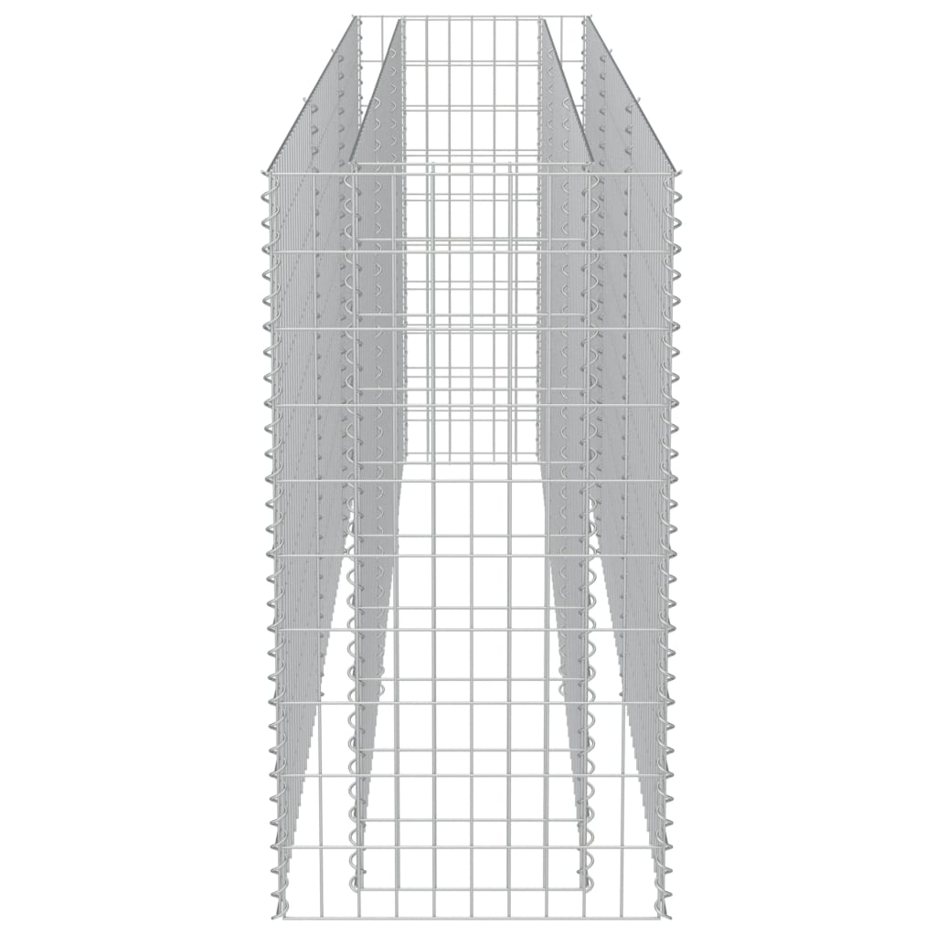 Strat înălțat gabion, 270 x 50 x 100 cm, oțel galvanizat